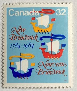 CANADA 1984 #1014 New Brunswick Bicentennial - MNH