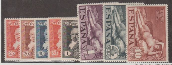 Spain Scott #392-399 Stamps - Mint NH Set