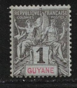 FRENCH GUIANA Scott # 32 MNH