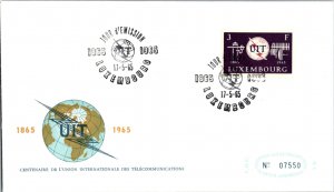 Luxembourg, Worldwide First Day Cover