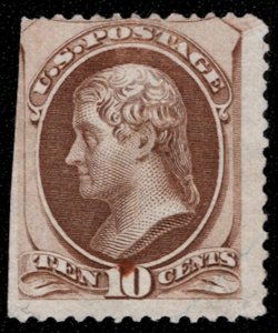 US #188 SCV $2300.00 F/VF mint part gum, seldom seen,  SCV $2300.00