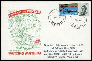 Australia 491 & 499 Waltzing Matilda and Qantas Celebrations Cover