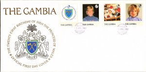 Gambia, Worldwide First Day Cover, Royalty