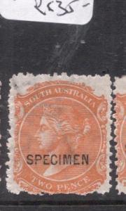 South Australia QV 2d Specimen MOG (9dkb)