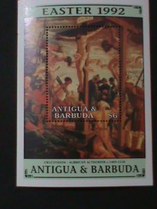 ANTIGUA & BARBUDA-1992 - EASTER SHEET MINT S/S VF  WE SHIP TO WORLDWIDE