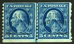 U.S. #458 USED PAIR
