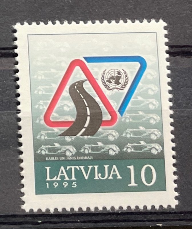 (665) LATVIA 1995 : Sc# 392 EUROPEAN SAFE DRIVING WEEK - MNH VF