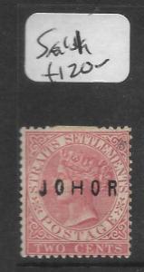 MALAYA JOHORE (P0501B) QV 2C  SG11  MOG 