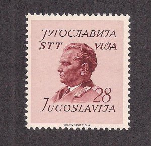 YUGOSLAVIA- TRIESTE  SC# 49  FVF/MOG  1952