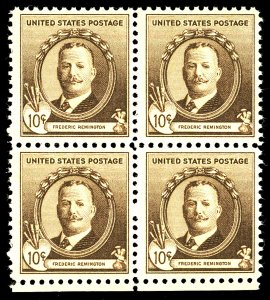 U.S. #888 MINT BLOCK OG NH