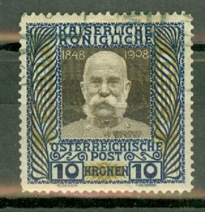 Austria 127 used CV $65