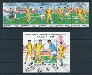 [112455] Romania 1996 Football soccer European Cup England  MNH