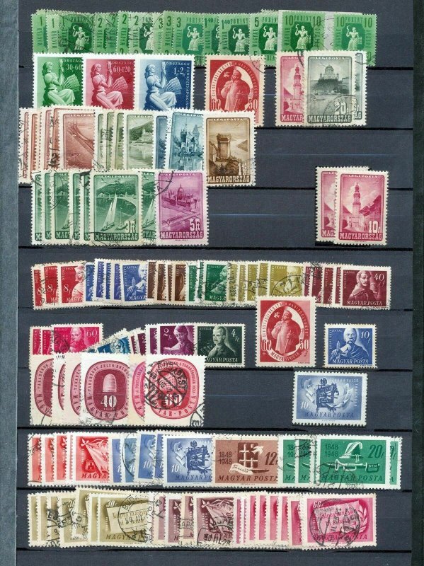 HUNGARY Mid/Modern M&U Collection Apprx 450 Items (SD 62