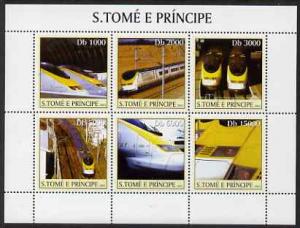 St Thomas & Prince Islands 2003 Eurostar Locomotives ...