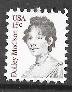 USA 1822: 15c Dolley Madison (1768-1817), First Lady, MNH, VF