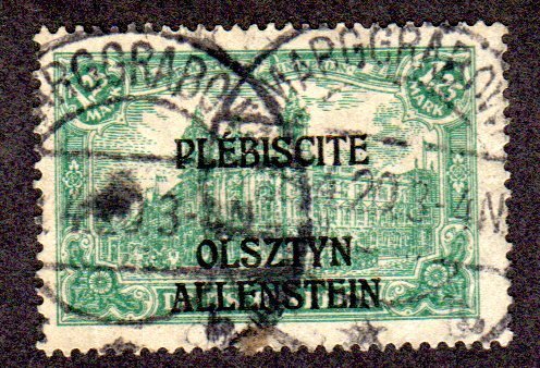 Allenstein. Scott # 11,  used,   Lot 200548 -01