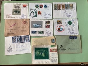 German Democratic Republic postal stamps covers 10 items Ref A1447