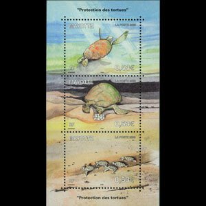 MAYOTTE 2006 - Scott# 223 S/S Turtles NH