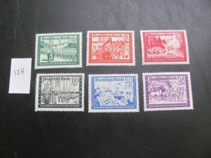 Germany 1941 MNH SC B150A-B158A  SET SECOND ISSUE  XF 60 EUROS (124)