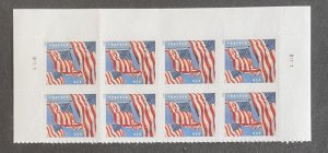 US 2022 Flying Flags #5654 plt blk of 8 mint