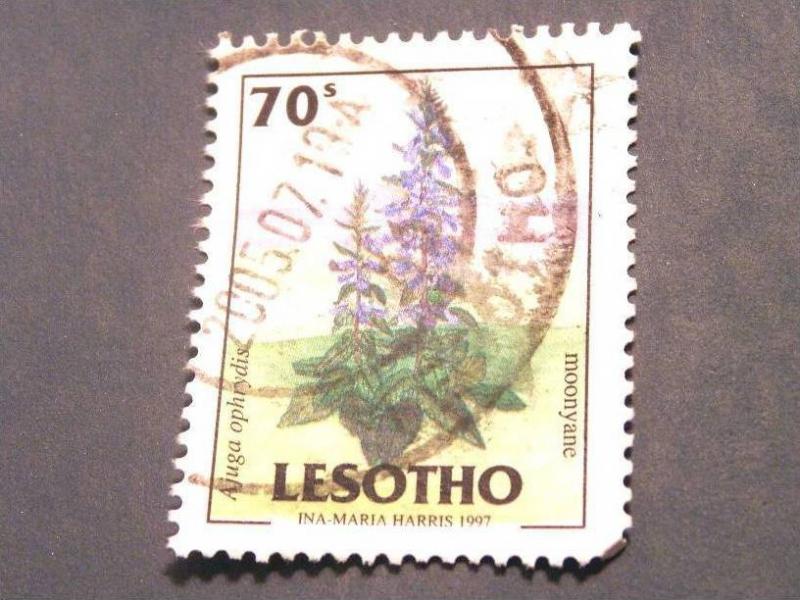 Lesotho 1998, Flowers used .70s 1.00 SG 1525 