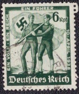 Germany 485 1938 Used
