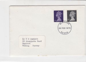 United Kingdom 1972 Error Post Decimal Day Stamps Cover ref R 17292