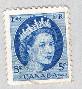 Canada 341 Used QEII 1 1953 (BP59814)