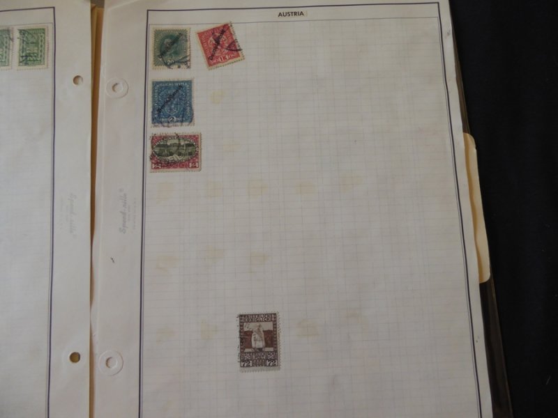 Austria 1850-1959 Stamp Collection on Album Pages