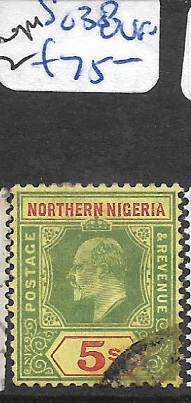 NORTHERN NIGERIA (P1309B) KE 5/-  SG 38  COPY 2  VFU