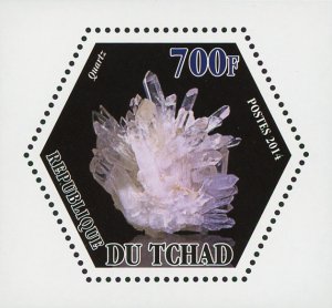 Mineral Quartz Crystal Mini Souvenir Sheet Mint NH