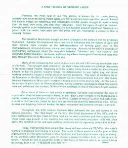 1991 FDC, #2533, 29c Vermont Statehood, Samuel Gompers Stamp Club