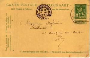 Belgium, Government Postal Card