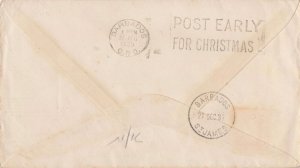 Canada 1935 Cover Winnipeg to PROPECT ST JAMES BARBADOS 