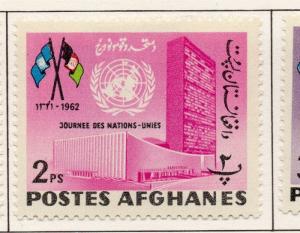 Afghanistan 1962 Unesco Issue Fine Mint Hinged 2ps. 214451
