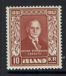 Iceland SC# 277 - Mint Light Hinged - 030517