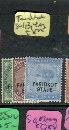 INDIA FARIDKOT  (PP0305B)  QV  1/2A,1A,2A  SG 1,3,4    MOG