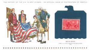 THE HISTORY OF THE U.S. IN MINT STAMPS BETSY ROSS