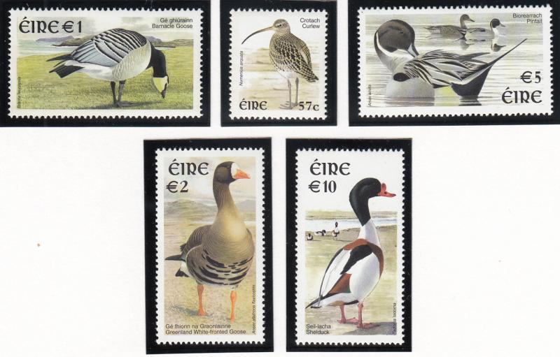 Ireland 2002 MNH Scott #1353-#1369 Set of 17 Birds Geese, Duck, Heron, Robin,...