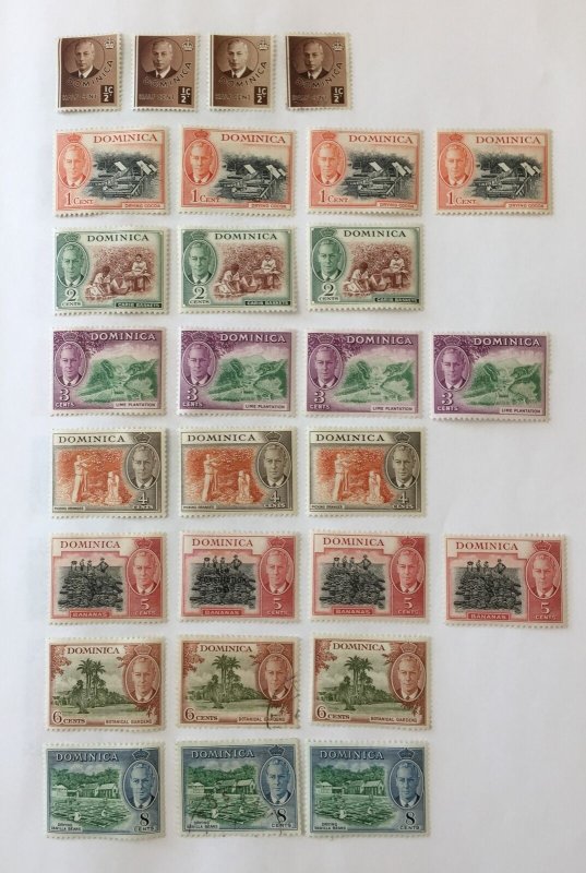 DOMINICA QV/QE M&U Collection (Aprx. 200)  TK1887 