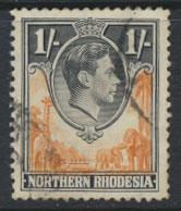 Northern Rhodesia  SG 40  SC# 40 Used  see detail and scan