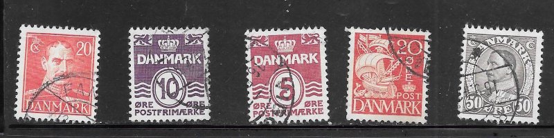 Denmark Mixture #Z9 10 Cent Lot.