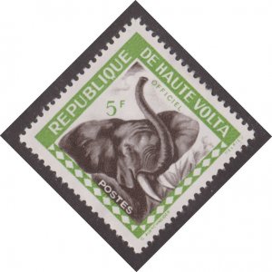 Burkina Faso O2 Elephant 1963