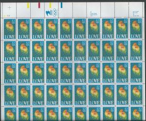 United States  Scott 2537 Sheet  MNH    Love