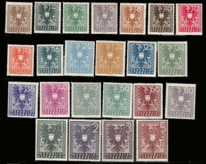 Scott #432-54 Coat of Arms MNH