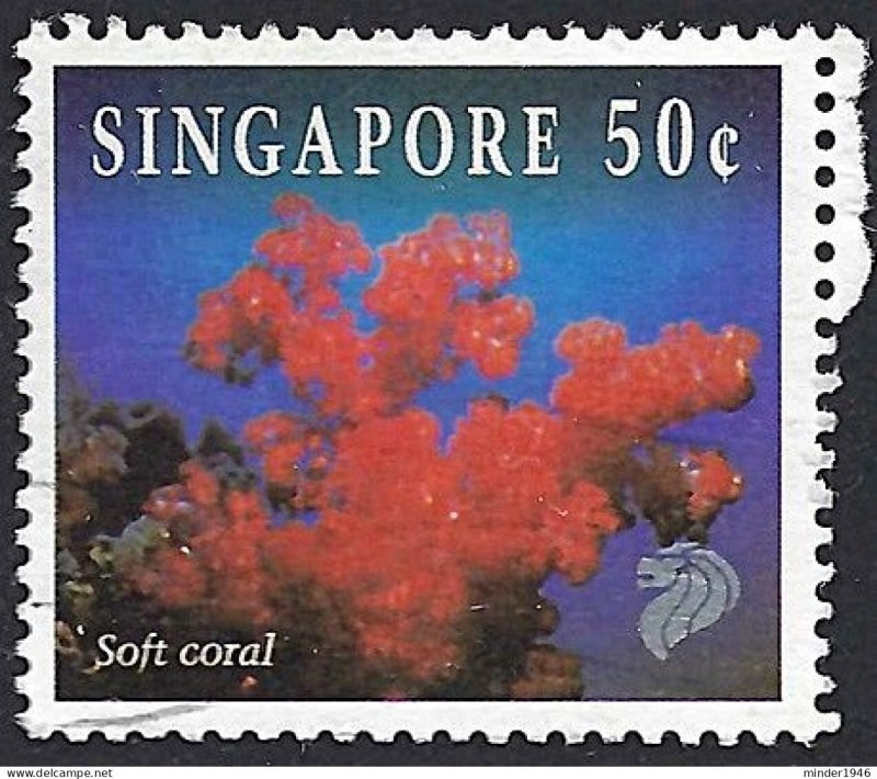 SINGAPORE 1994 50c Multicoloured, Marine Life-Soft Coral SG748 FU