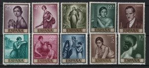 SPAIN  1296-1305  MINT HINGED,