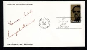 Canada 1973 FDC Joseph Howe!