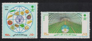 Saudi Arabia World Food Day 2v 1994 MNH SC#1212-1213 SG#1880-1881 MI#1201-1202