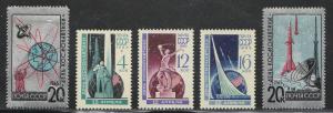 Russia Scott #3019-3023 MNH